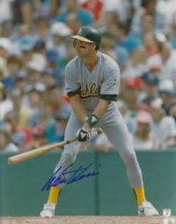 AUTOGRAPHED  WALT WEISS 8X10 Oakland A's Photo