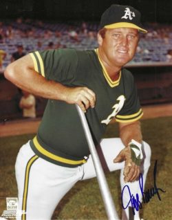 AUTOGRAPHED JEFF BURROUGHS 8x10 Oakland A's Photo