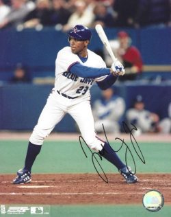 Autographed JOSE CRUZ JR 8x10 Toronto Blue Jays Photo