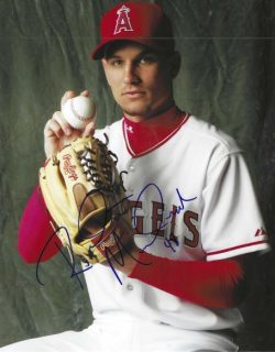 AUTOGRAPHED ROBERT MOSEBACH 8x10 California Angels Photo