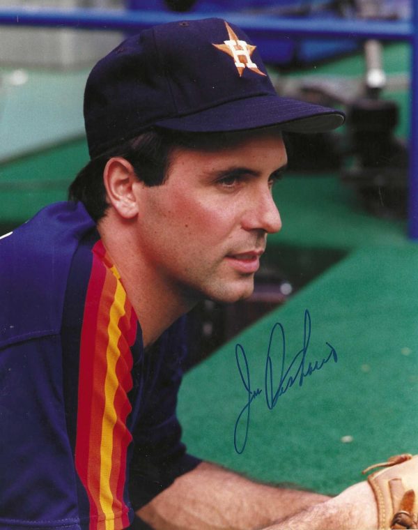 AUTOGRAPHED JIM DESHAIES 8x10 Houston Astros Photo