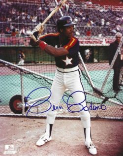 AUTOGRAPHED CESAR CEDENO 8X10 Houston Astros Photo