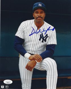 Autographed  DAVE WINFIELD 8X10 New York Yankees Photo JSA