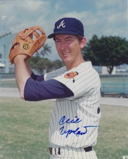 AUTOGRAPHED CECIL UPSHAW 8x10 Atlanta Braves Photo