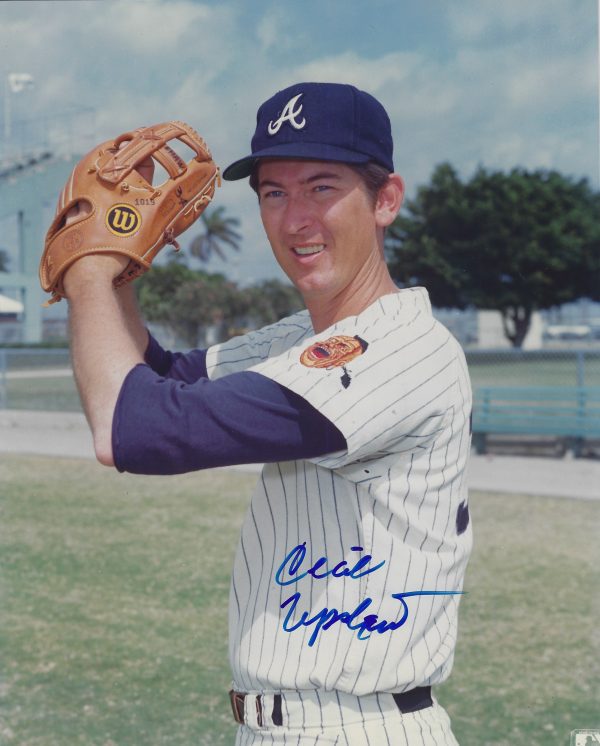 AUTOGRAPHED CECIL UPSHAW 8x10 Atlanta Braves Photo