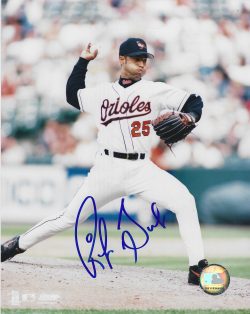 AUTOGRAPHED RICKY BONES 8x10 Baltimore Orioles Photo