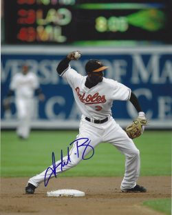 AUTOGRAPHED FREDDIE BYNUM 8X10 Baltimore Orioles Photo