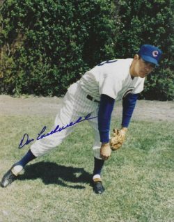 AUTOGRAPHED  DON CARDWELL 8x10 Chicago Cubs photo