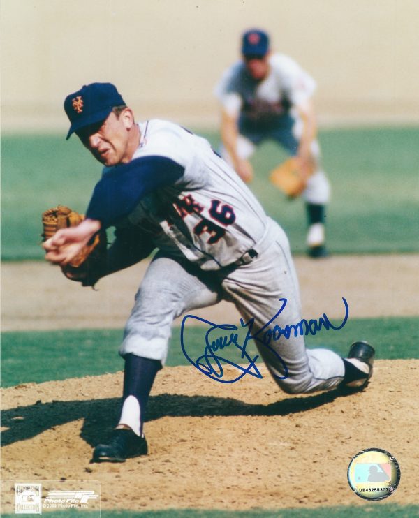 AUTOGRAPHED JERRY KOOSMAN 8x10 New York Mets photo