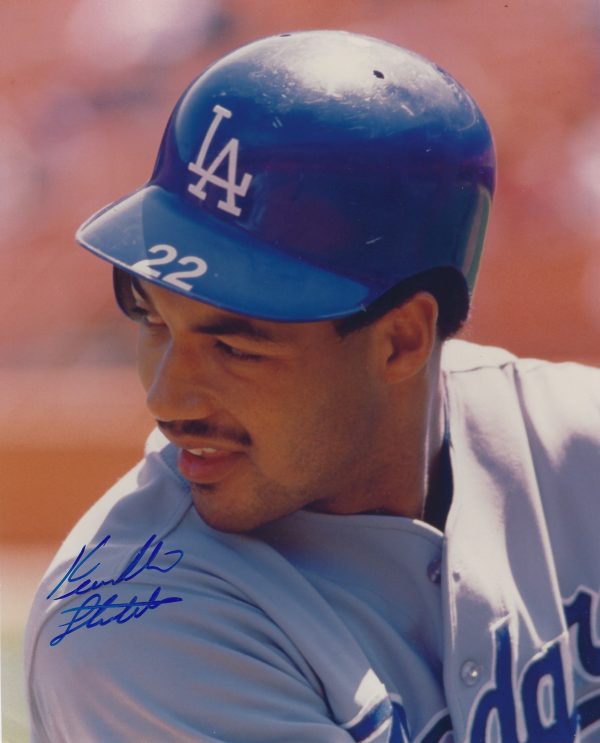 AUTOGRAPHED FRANKLIN STUBBS 8x10 Los Angeles Dodgers photo