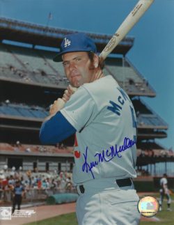 AUTOGRAPHED  KEN MCMULLEN 8X10 Los Angels Dodgers photo