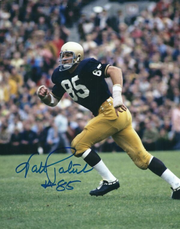 Autographed WALT PATULSKI 8x10 Notre Dame Photo