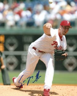 AUTOGRAPHED  SCOTT MATHIESON 8x10 Philadelphia Phillies photo