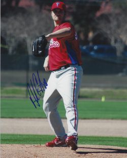 AUTOGRAPHED ANDREW CARPENTER 8x10 Philadelphia Phillies Photo