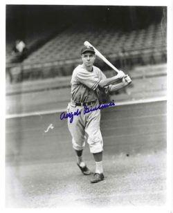 AUTOGRAPHED ANGELO GIULIANI 8x10 St, Louis Browns photo