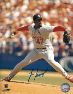 AUTOGRAPHED LEE SMITH 8X10 St. Louis Cardinals photo