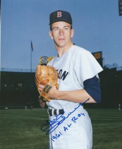 AUTOGRAPHED DON SCHWALL 8x10 Boston Red Sox photo