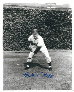 AUTOGRAPHED FRED KIPP 8x10 Brooklyn Dodgers photo