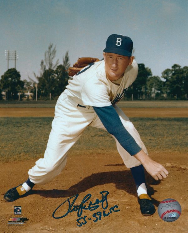 AUTOGRAPHED ROGER CRAIG 8x10 Brooklyn Dodgers photo