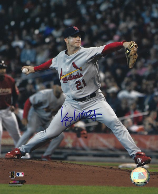 AUTOGRAPHED KIP WELLS 8x10 St. Louis Cardinals photo