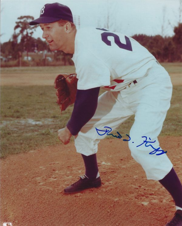 AUTOGRAPHED FRED KIPP 8X10 Brooklyn Dodgers photo