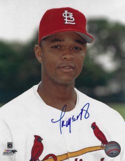 AUTOGRAPHED TERRY MCGRIFF 8x10 St. Louis Cardinals photo