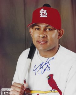 AUTOGRAPHED FERNANDO TATIS 8x10 St. Louis Cardinals photo