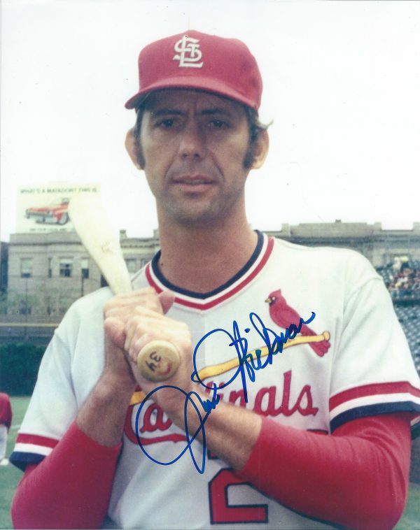 AUTOGRAPHED JIM HICKMAN 8x10 St. Louis Cardinals photo