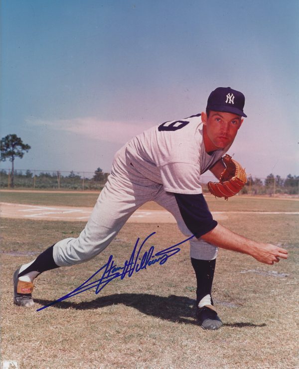 AUTOGRAPHED STAN WILLIAMS 8x10 New York Yankees photo