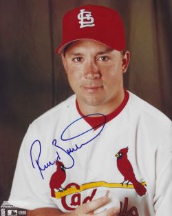 AUTOGRAPHED RICKY BOTTALICO 8X10 St. Louis Cardinals photo