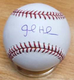 Autographed JOHN HALAMA Official Major League Baseball MLB