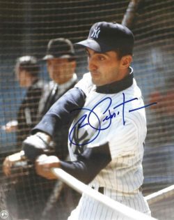 AUTOGRAPHED JOE PEPITONE 8x10 New York Yankees Photo