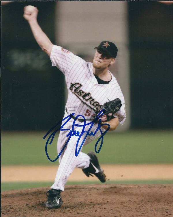 AUTOGRAPHED BRAD LIDGE 8x10 Houston Astros Photo