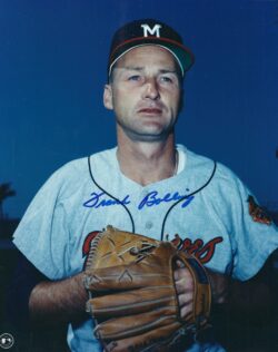 AUTOGRAPHED FRANK BOLLING 8X10 Milwaukee  Braves Photo