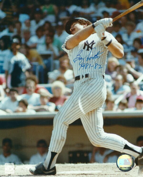 AUTOGRAPHED BARRY FOOTE 8x10 New York Yankees Photo