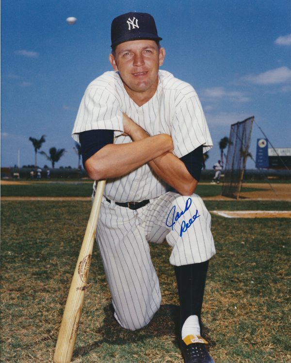 AUTOGRAPHED JACK REED 8X10 New York Yankees Photo