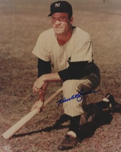 AUTOGRAPHED HANK BAUER 8x10 New York Yankees Photo