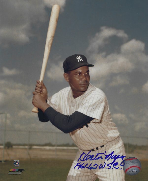 AUTOGRAPHED HECTOR LOPEZ 8x10 New York Yankees Photo