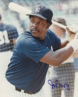 AUTOGRAPHED JOHN MAYBERRY 8x10 New York Yankees Photo