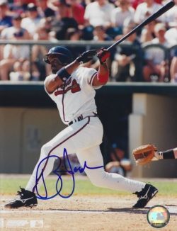 AUTOGRAPHED  BRIAN JORDAN 8x10 Atlanta Braves Photo