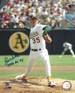 AUTOGRAPHED BOB WELCH 8x10 Oakland A's Photo
