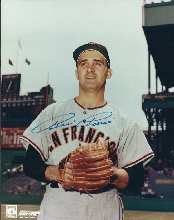 AUTOGRAPHED BILLY PIERCE 8x10 San Francisco Giants Photo