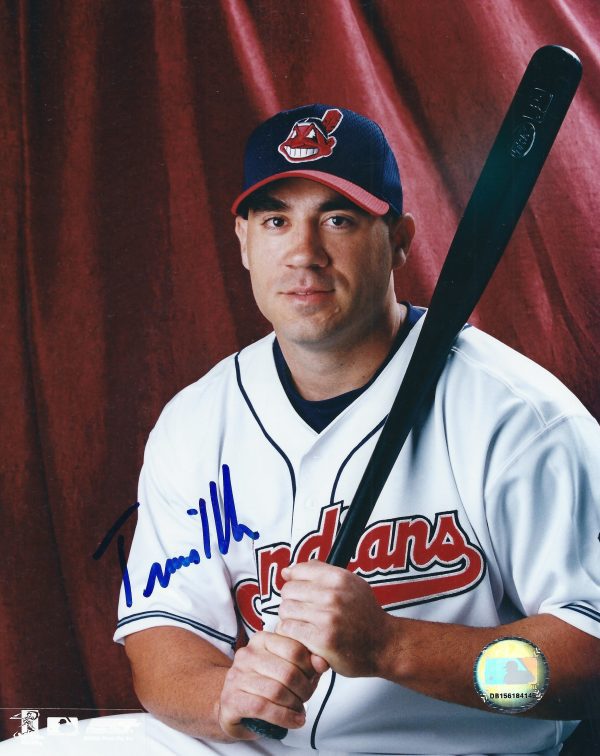 AUTOGRAPHED TRAVIS HAFNER 8x10 Cleveland Indians Photo