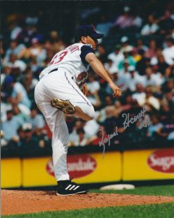 AUTOGRAPHED RAFAEL BETANCOURT 8X10 Cleveland Indians Photo