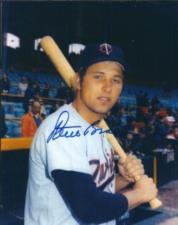 AUTOGRAPHED STEVE BRAUN 8x10 Minnesota Twins photo