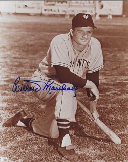 AUTOGRAPHED WILLARD MARSHALL 8x10  New York Giants Photo