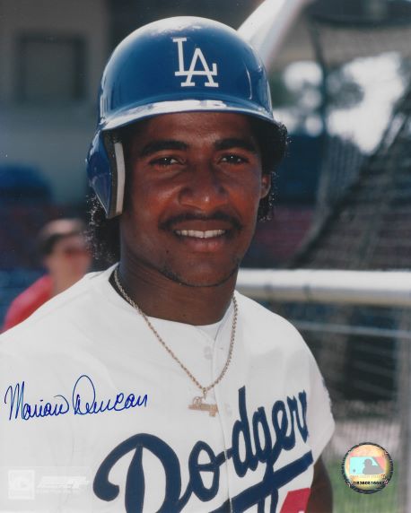 AUTOGRAPHED MARIANO DUNCAN 8X10 Los Angeles Dodgers photo - Main Line ...