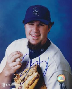 AUTOGRAPHED ERIC GAGNE 8X10 Los Angeles Dodgers photo