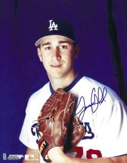 AUTOGRAPHED JAMIE ARNOLD 8X10 Los Angeles Dodgers photo