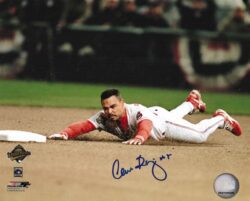 AUTOGRAPHED CARLOS BAERGA 8X10 Cleveland Indians Photo
